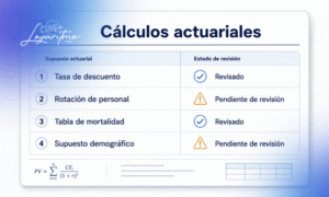 cálculos actuariales
