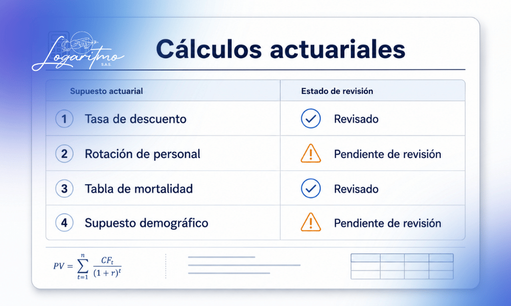 cálculos actuariales