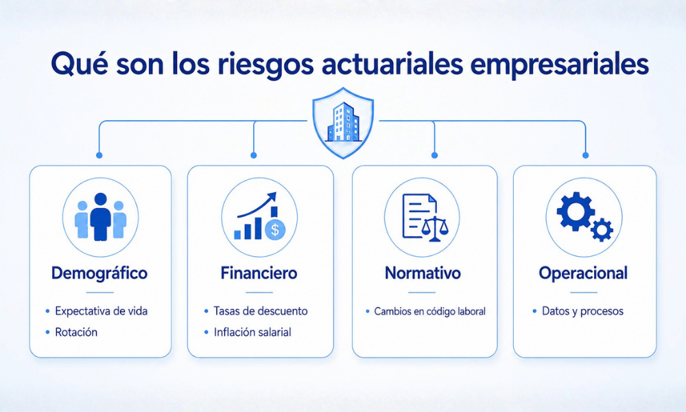 riesgos actuariales empresariales